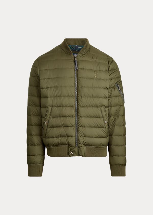 Polo Ralph Lauren Packable Bomber Jakke Herre Danmark (LPINV2548)